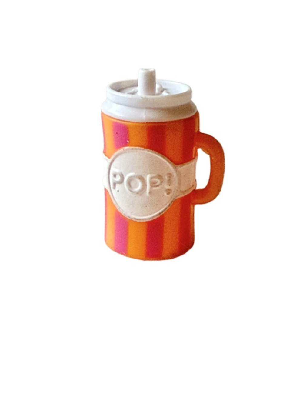 LOL Surprise Dribbles Replacement Orange and Pink Striped Bottle